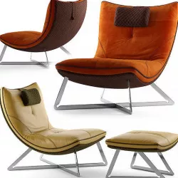 3D model scarlett chair 3D model