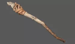  3D Real Primitive Axe Arrow Stone Low-poly 3D model