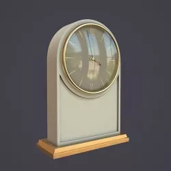 Animated Mantle Clock 3D model