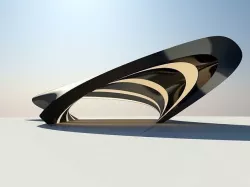 Architectural shape 3D model