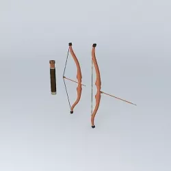 ARGONAUTS bow and arrow 3D model