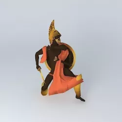 ARGONAUTS hero is injured 3D model