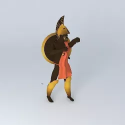 ARGONAUTS hero pulling rope 3D model