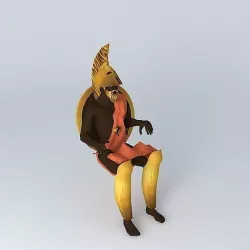 ARGONAUTS hero rowing backboard 3D model
