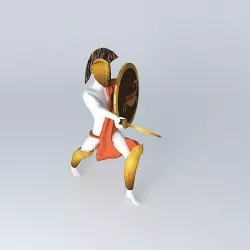 ARGONAUTS phalanx hero xiphos attack 3D model