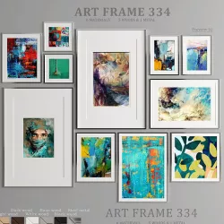 Art Frame 334 Low-poly 3D model
