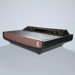 Atari 2600 Low-poly 3D model