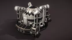 Atomic Core Low-poly 3D model