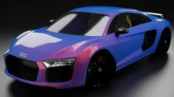 Audi R8 2006 3D model