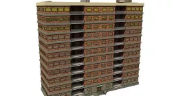 Background high rise optimized building 04  Low-poly 3D model