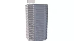 Background high rise optimized building 1 Low-poly 3D model
