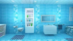 Bathroom Interiors - 3 Scenes Low-poly 3D model