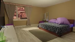 Bedroom Interior Scene for Blender 3D 3D model