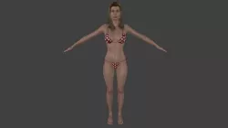 Bikini 3d female model 3D model