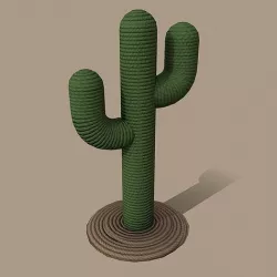 Cactus Shaped Cat Scratcher  3D model