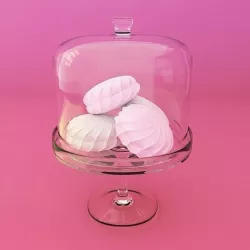 Cake stand Low-poly 3D model