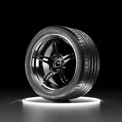 Car wheel Bridgestone Potenza S001 tire with SSR PROFESSOR SPX 3D model
