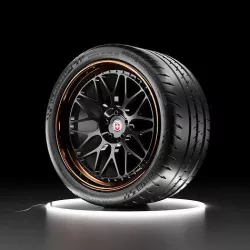 Car wheel Michelin Pilot Sport Cup 2 tire with HRE Calssic 300 3D model