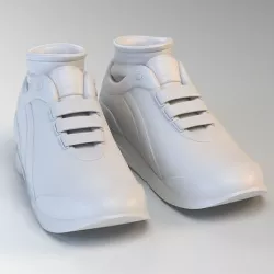 Cartoon Running Shoes 3D model