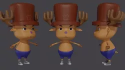 Character Tony Tony Chopper One Piece 3D model