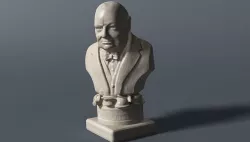 Churchill Bust 3D model