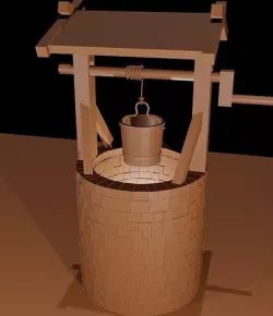 Cistern Medieval 3D model