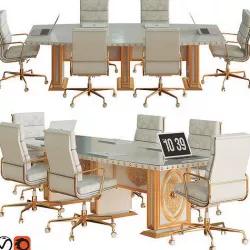 classic conference table 3D model