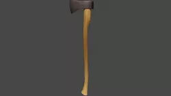 Common Axe- Hacha comun Model 3D 3D model