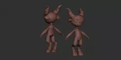 creature faun magic 3D model