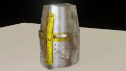 Crusader helmet 3D model