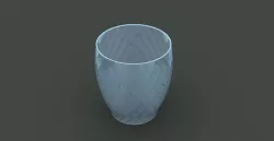 Crystal Glass with Grasshopper 3D model