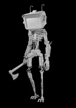 Cyberpunk Robot 3D model