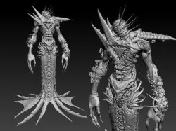 Demon Lich Sculpt  3D model