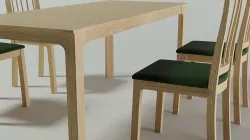 Dinning Table and Chairs EKEDALEN Low-poly 3D model