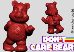 dont CARE BEARS URSINHO CARINHOSO COMUNISM COMUNISMO LEFT  3D model