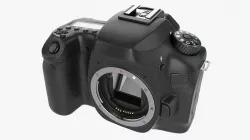 DSLR camera body close 3D model
