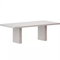 Dunewood Whitewashed Dining Table Crate and Barrel 3D model