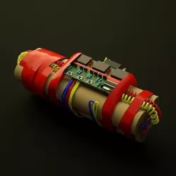 Dynamite 3D model