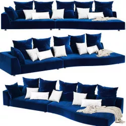 edra Absolu sofa 02 3D model