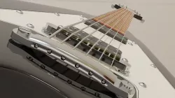 Electric guitar 3D model