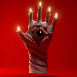 evil eye hand  Low-poly 3D model
