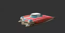 fallout-car-2 Low-poly 3D model