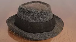 Fishbone Fedora Low-poly 3D model