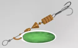 Fishing spoon twirl bait  3D model