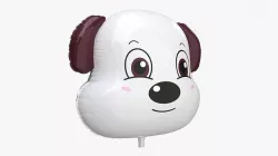 Foil decoration balloon 02 Dog 3D model