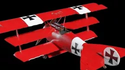 Fokker Dr I fighter Low-poly 3D model