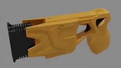 Gun Taser Modelo 3D Low-poly 3D model