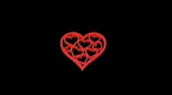 Heart shape 3D model