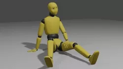 human maneken rig 3D model