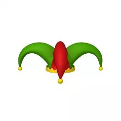 Jester hat Cartoon 3D model